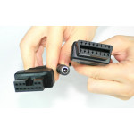 12 Pin to 16 Pin OBD2 Cable for Mitsubishi